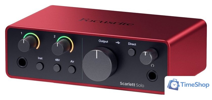 Аудиоинтерфейс Focusrite Scarlett Solo (4-е поколение) - Изображение №3 — Интернет-магазин Time-Shop