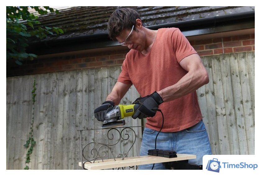 Угловая шлифмашина Ryobi RAG600-115G [5133002643] - Изображение №4 — Интернет-магазин Time-Shop