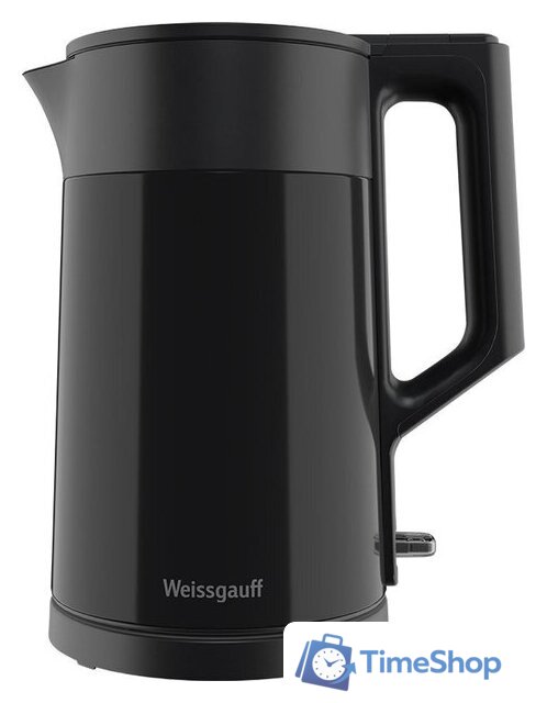 Электрический чайник Weissgauff WK 1510 Nero BodyCool - Изображение №1 — Интернет-магазин Time-Shop