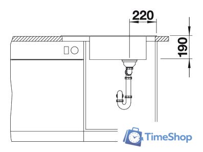 Кухонная мойка Blanco Elon XL 6 S (антрацит) - Изображение №4 — Интернет-магазин Time-Shop