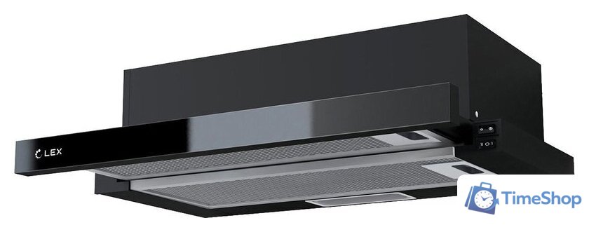 Кухонная вытяжка LEX Hide G 600 (черный) - Изображение №1 — Интернет-магазин Time-Shop