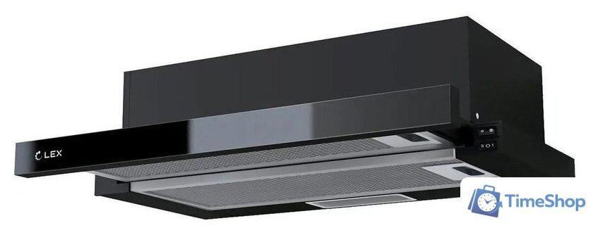 Кухонная вытяжка LEX Hide G 600 (черный) - Изображение №2 — Интернет-магазин Time-Shop