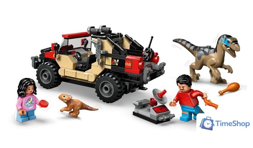 Конструктор LEGO Jurassic World Побег Раптора по бездорожью 76972 - Изображение №7 — Интернет-магазин Time-Shop