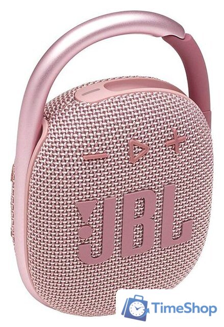Беспроводная колонка JBL Clip 4 (розовый) - Изображение №1 — Интернет-магазин Time-Shop
