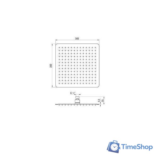 Душевая система  Deante Hiacynt BXYZ0QHM - Изображение №5 — Интернет-магазин Time-Shop