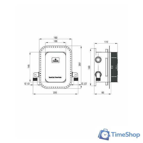 Душевая система  Deante Hiacynt BXYZ0QHM - Изображение №2 — Интернет-магазин Time-Shop