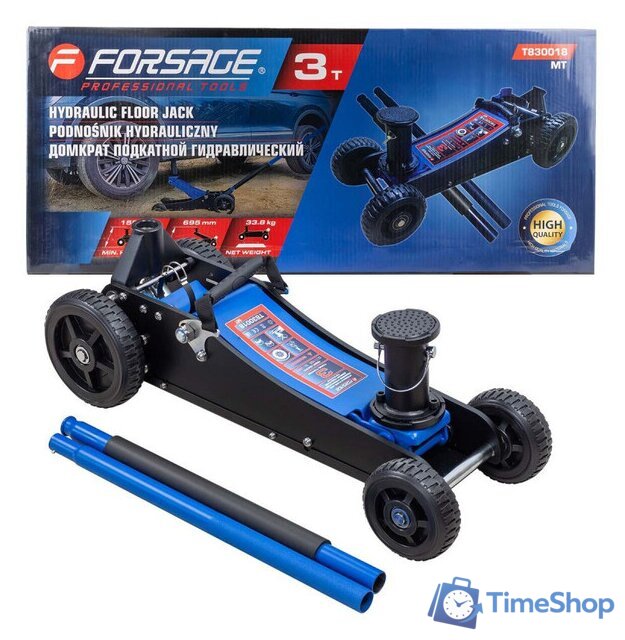 Подкатной домкрат FORSAGE F-T830018 MT - Изображение №4 — Интернет-магазин Time-Shop