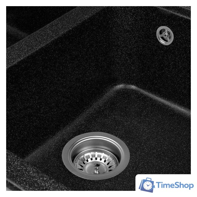 Кухонная мойка Saniteco Vetus (черный) - Изображение №8 — Интернет-магазин Time-Shop