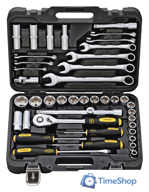 Универсальный набор инструментов Berger BG042-12 (42 предмета) - Изображение №1 — Интернет-магазин Time-Shop