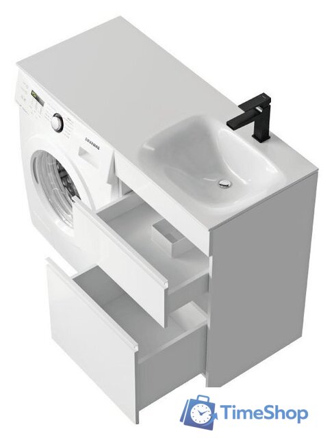  Aqwella Тумба под умывальник Duet L DU01052N - Изображение №4 — Интернет-магазин Time-Shop