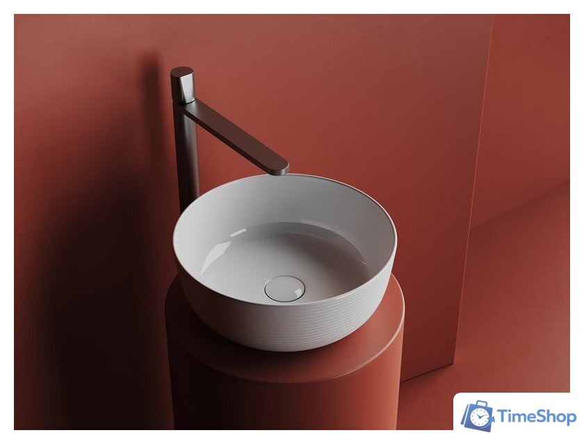 Умывальник Ceramica Nova CN6073 (белый) - Изображение №2 — Интернет-магазин Time-Shop