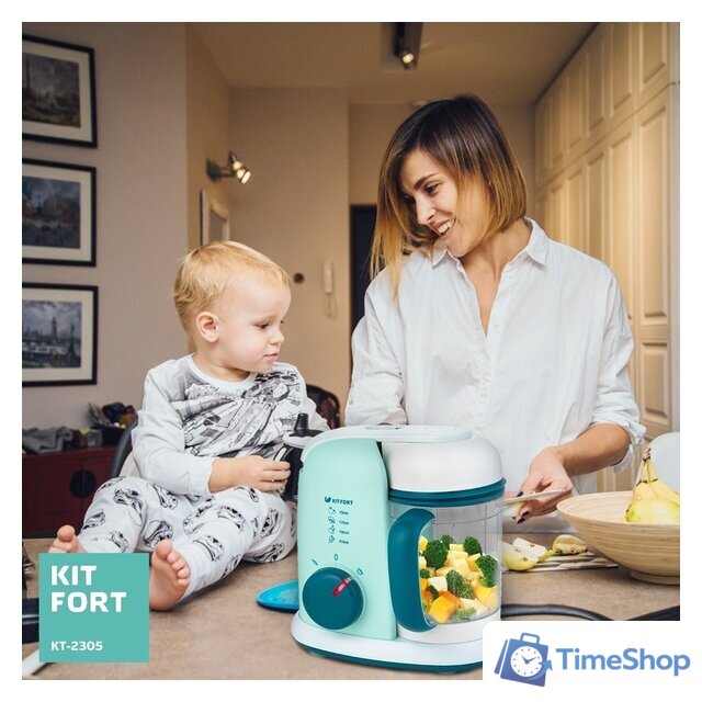 Блендер-пароварка Kitfort KT-2305 - Изображение №7 — Интернет-магазин Time-Shop