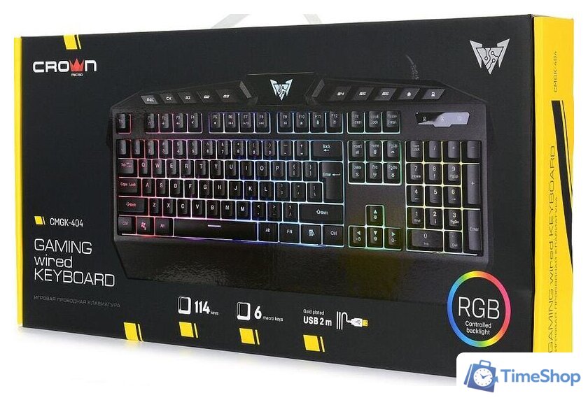Клавиатура CrownMicro CMGK-404 - Изображение №3 — Интернет-магазин Time-Shop