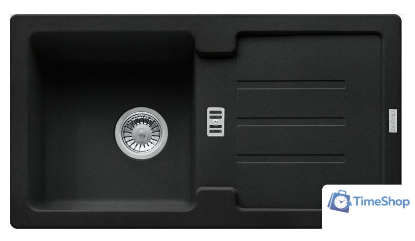 Кухонная мойка Franke Strada SAG 614-78 114.0676.328 (матовый черный) - Изображение №1 — Интернет-магазин Time-Shop