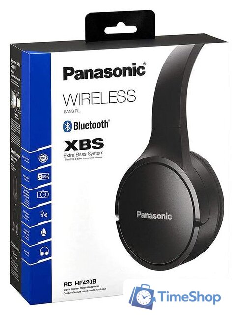 Наушники Panasonic RB-HF420BGE-K - Изображение №5 — Интернет-магазин Time-Shop