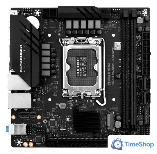 Материнская плата Maxsun Challenger H610 ITX 2LAN V3 - Изображение №1 — Интернет-магазин Time-Shop