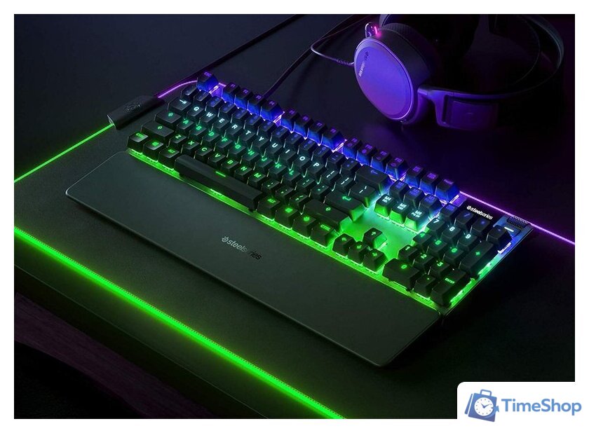 Клавиатура SteelSeries Apex 7 Linear Red (нет кириллицы) - Изображение №9 — Интернет-магазин Time-Shop