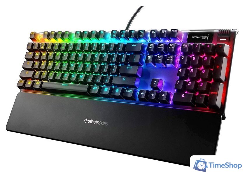 Клавиатура SteelSeries Apex 7 Linear Red (нет кириллицы) - Изображение №1 — Интернет-магазин Time-Shop