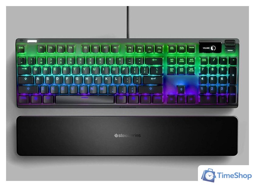 Клавиатура SteelSeries Apex 7 Linear Red (нет кириллицы) - Изображение №6 — Интернет-магазин Time-Shop