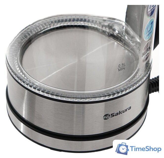 Электрический чайник Sakura SA-2720SBK - Изображение №4 — Интернет-магазин Time-Shop