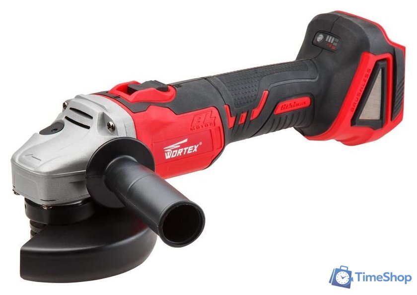 Угловая шлифмашина Wortex CAG 1812 E 1BCAG001A29 (с 1-им АКБ) - Изображение №2 — Интернет-магазин Time-Shop