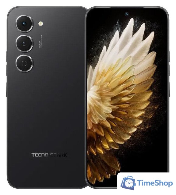 Телефон Tecno Spark 40 Pro 8GB/256GB (чернильный черный) - Изображение №1 — Интернет-магазин Time-Shop