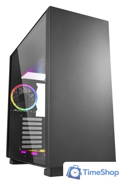 Корпус Sharkoon Pure Steel RGB (черный) - Изображение №1 — Интернет-магазин Time-Shop