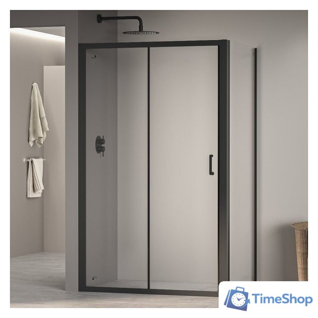 Душевой уголок RGW PA-74B (PA-14B + Z-050-2B) 410874188-14 180x80 (черный/прозрачное стекло) - Изображение №1 — Интернет-магазин Time-Shop