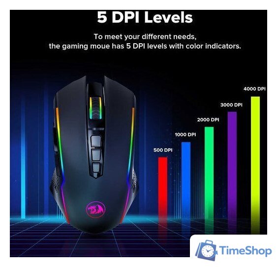 Игровая мышь Redragon Ranger Lite (черный) - Изображение №9 — Интернет-магазин Time-Shop