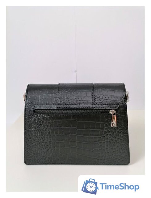 Женская сумка Souffle 249 2495001 (черный кайман эластичный) - Изображение №2 — Интернет-магазин Time-Shop