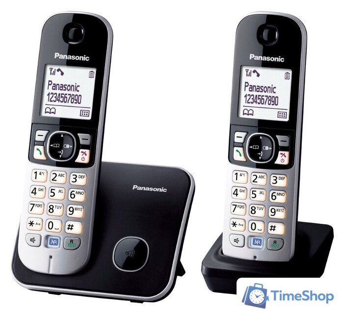 Радиотелефон Panasonic KX-TG6812RUB - Изображение №2 — Интернет-магазин Time-Shop