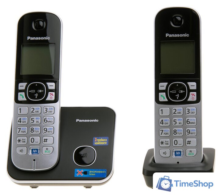 Радиотелефон Panasonic KX-TG6812RUB - Изображение №9 — Интернет-магазин Time-Shop