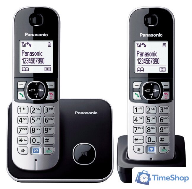 Радиотелефон Panasonic KX-TG6812RUB - Изображение №1 — Интернет-магазин Time-Shop