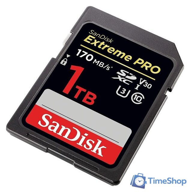 Карта памяти SanDisk Extreme PRO SDXC SDSDXXY-1T00-GN4IN 1TB - Изображение №3 — Интернет-магазин Time-Shop