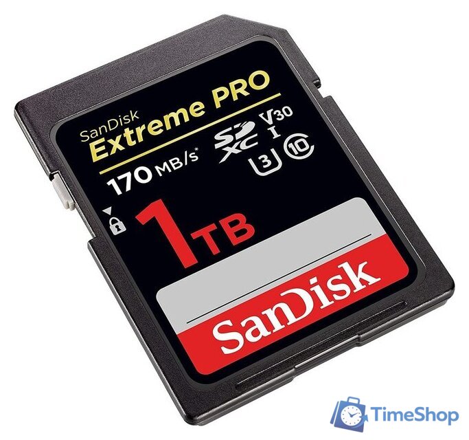 Карта памяти SanDisk Extreme PRO SDXC SDSDXXY-1T00-GN4IN 1TB - Изображение №2 — Интернет-магазин Time-Shop
