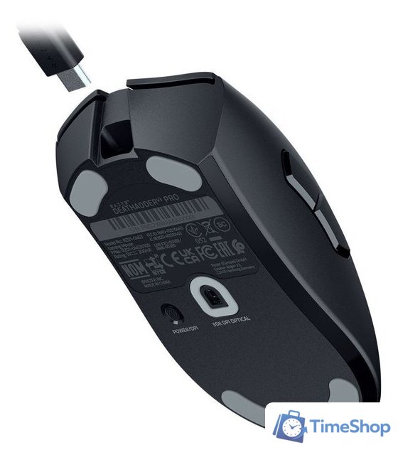 Игровая мышь Razer Deathadder V3 Pro HyperPolling Wireless Dongle Bundle - Изображение №5 — Интернет-магазин Time-Shop