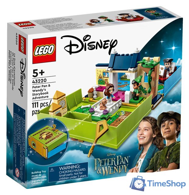 Конструктор LEGO Disney 43220 Приключение Питера Пэна и Венди по сборнику рассказов - Изображение №1 — Интернет-магазин Time-Shop