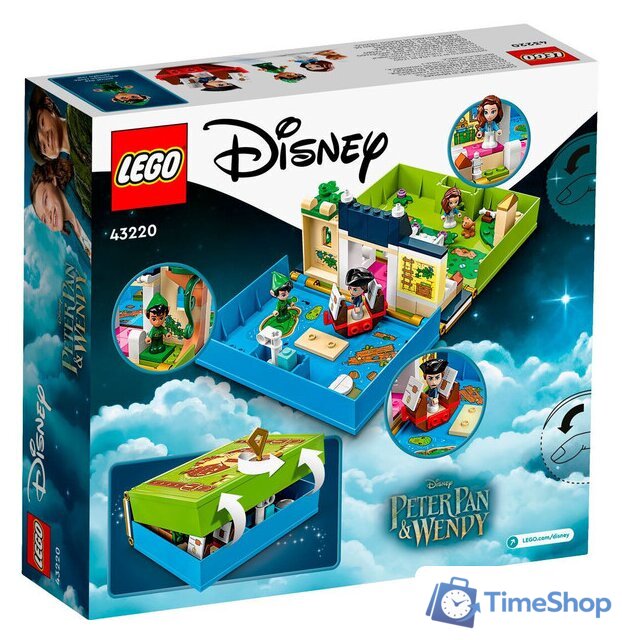 Конструктор LEGO Disney 43220 Приключение Питера Пэна и Венди по сборнику рассказов - Изображение №3 — Интернет-магазин Time-Shop