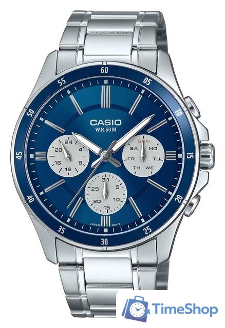 Наручные часы Casio MTP-1374D-2A3 - Изображение №1 — Интернет-магазин Time-Shop
