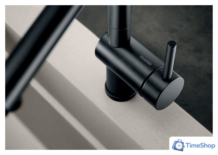 Смеситель Blanco Linus-S (черный матовый) - Изображение №3 — Интернет-магазин Time-Shop