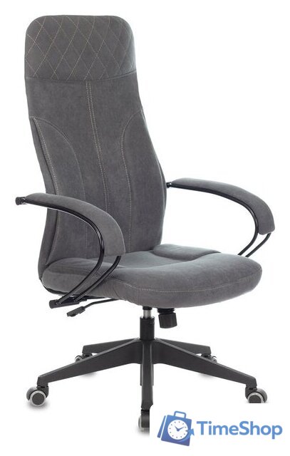 Офисное кресло Бюрократ CH-608 Fabric (темно-серый Alfa 44) - Изображение №1 — Интернет-магазин Time-Shop