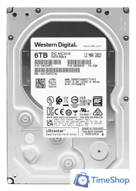 Жесткий диск WD DC HC310 6TB HUS726T6TAL4200 - Изображение №1 — Интернет-магазин Time-Shop