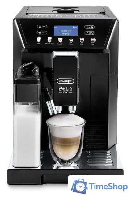 Кофемашина DeLonghi Eletta Cappuccino Evo ECAM46.860.B - Изображение №1 — Интернет-магазин Time-Shop