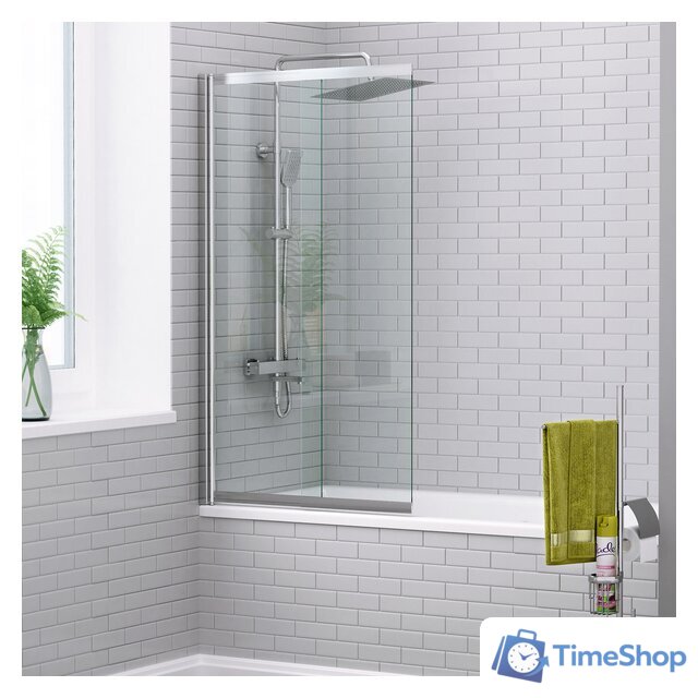 Стеклянная шторка для ванны Wasserkraft Main 41S02-100 WasserSchutz - Изображение №3 — Интернет-магазин Time-Shop