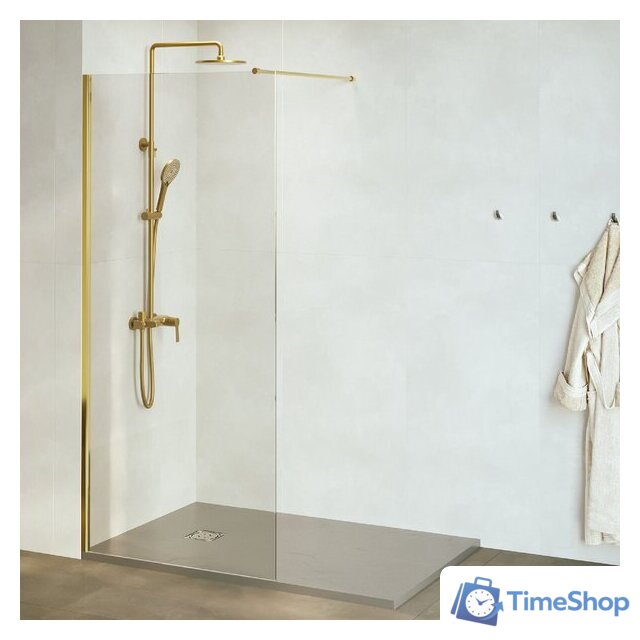 Душевая стенка RGW WA-002G 35100211-16 110 (золото/прозрачное стекло) - Изображение №1 — Интернет-магазин Time-Shop