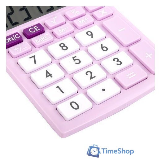 Бухгалтерский калькулятор BRAUBERG Ultra Pastel-08-PR 250516 (сиреневый) - Изображение №8 — Интернет-магазин Time-Shop