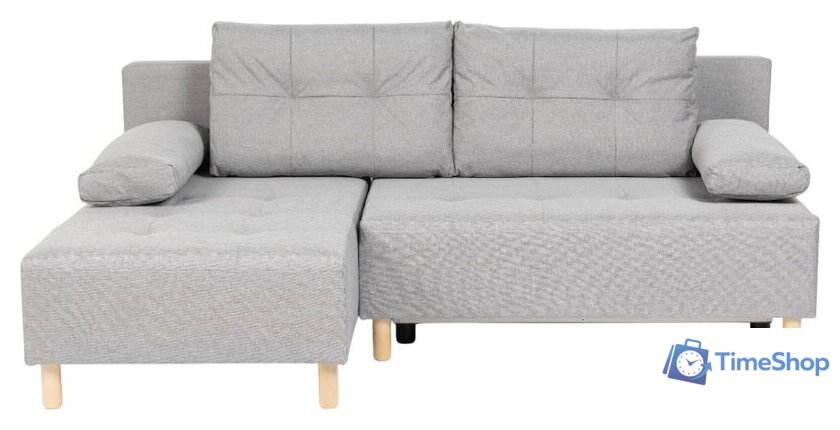 Угловой диван Mio Tesoro Норд 542 2ек-1пф BoxWel (194 серый) - Изображение №1 — Интернет-магазин Time-Shop