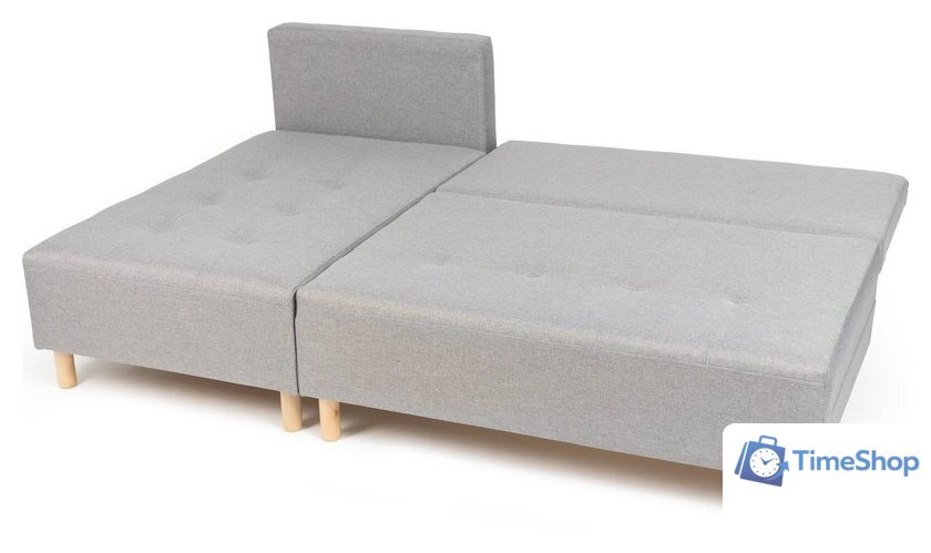 Угловой диван Mio Tesoro Норд 542 2ек-1пф BoxWel (194 серый) - Изображение №3 — Интернет-магазин Time-Shop