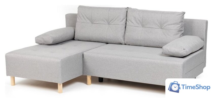 Угловой диван Mio Tesoro Норд 542 2ек-1пф BoxWel (194 серый) - Изображение №2 — Интернет-магазин Time-Shop