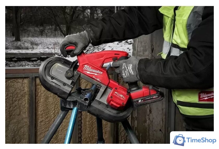 Ленточная пила Milwaukee Fuel M18 FBS85-202C 4933471497 (с 2-мя АКБ, кейс) - Изображение №8 — Интернет-магазин Time-Shop